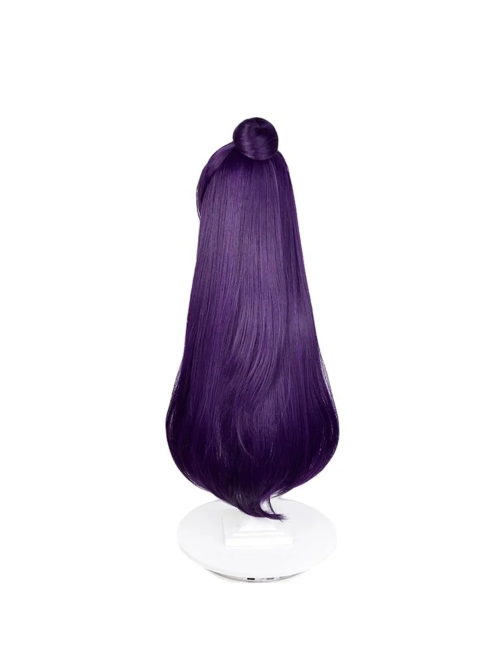 Women's Purple Heat Resistant Synthetic Fiber Long Straight Ombre Wigs